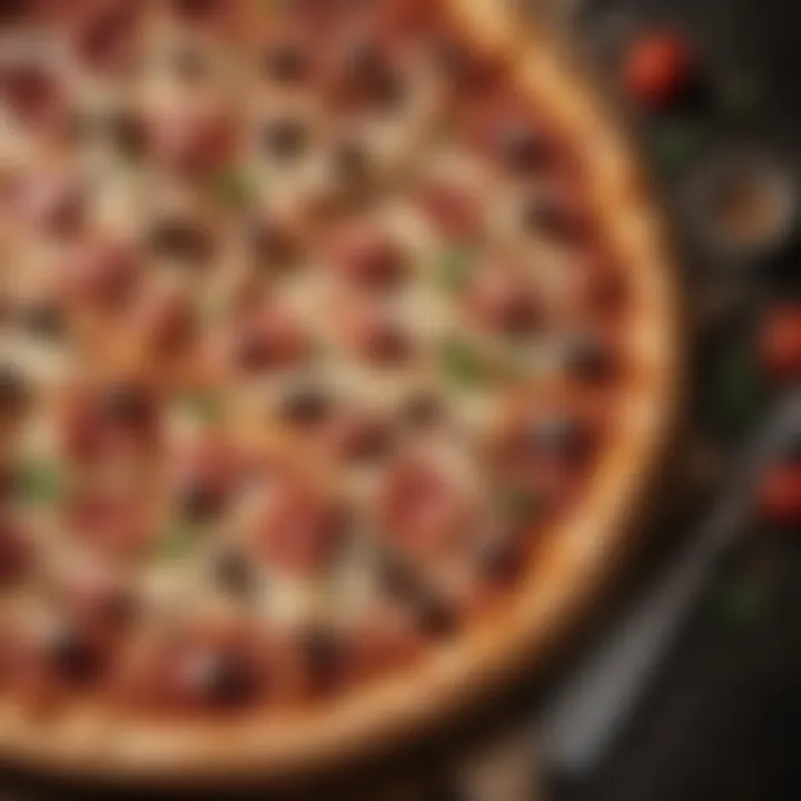 Digital media impact on pizza advertisements illustrated through a dynamic campaign.