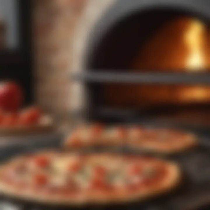 A captivating view of a pizza oven, symbolizing the traditional techniques utilized by Mama Cozzi.