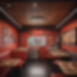 Interior view showcasing the vibrant atmosphere of Pizza Hut Hot Box