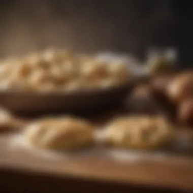 Nutritional Insights of Two Ingredient Dough Nutritional breakdown of WW two ingredient dough on a wooden table