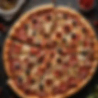 Diverse Pizza Creations with Two Ingredient Dough Variety of pizzas made with WW two ingredient dough showcasing different toppings