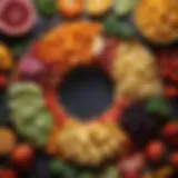 A vibrant array of hole foods including fruits and vegetables