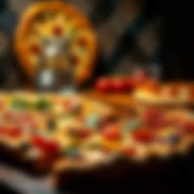 Historical Pizza Artifacts Historical pizza artifacts illustrating the evolution of pizza over the centuries.