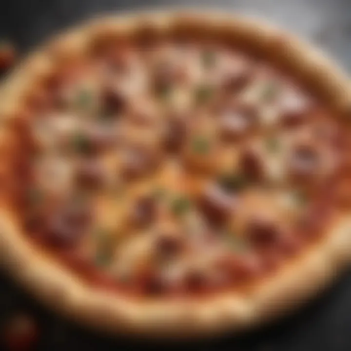 A tantalizing display of gourmet pizza recipes