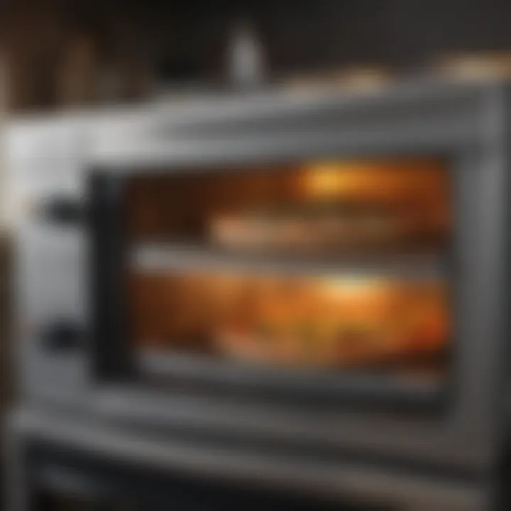 User-friendly features of a propane oven