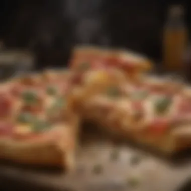 The Perfect Pizza Crust with Tipo Flour A perfectly baked pizza showcasing the ideal crust made with tipo flour.