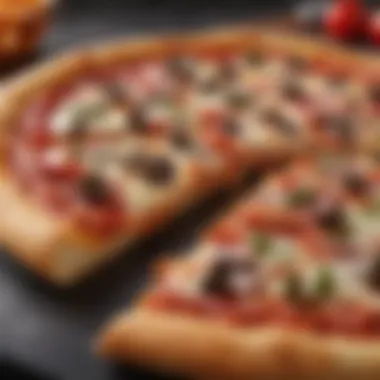 Gourmet selection of mouthwatering pizza slices