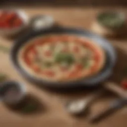 Beautifully crafted unglazed stone bakeware suitable for pizza making