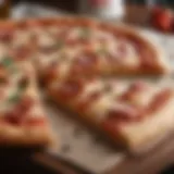 A classic Uno Pizza in a cozy setting