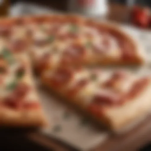 A classic Uno Pizza in a cozy setting