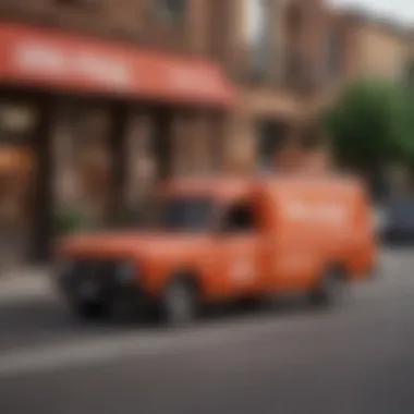 Uno Pizza's Commitment to Efficient Delivery Delivery vehicle branded with Uno Pizza logo