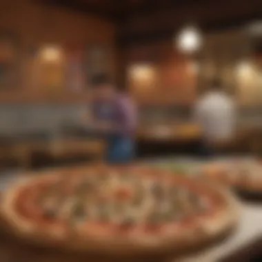 A cozy local pizzeria with a welcoming atmosphere