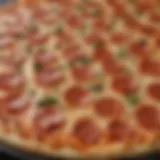 A beautifully crafted pizza stone showcasing its texture and finish