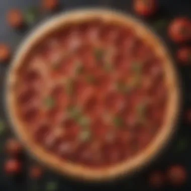 Pepperoni Jalapeno Fusion Spicy Beef Pepperoni Pizza with Jalapeno Kick