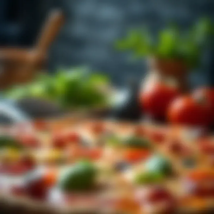 Traditional ingredients showcasing the essence of authentic pizza