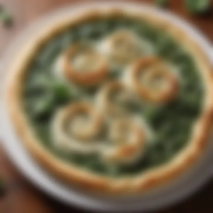 Creamy Ricotta and Spinach Sauce Swirls