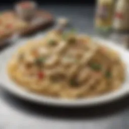 Exquisite Fusion of Fettuccine Alfredo and Pizza