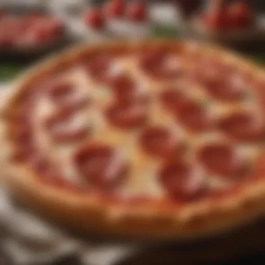 Artisanal Pepperoni Pizza Elegance Artisanal Pepperoni Pizza Elegance