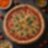 Exquisite Wheat Pizza Crust with Fresh Ingredients