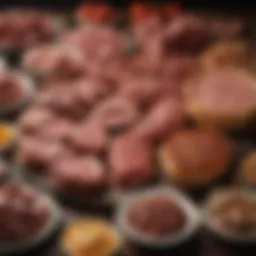 Flavorful Meat Assortment