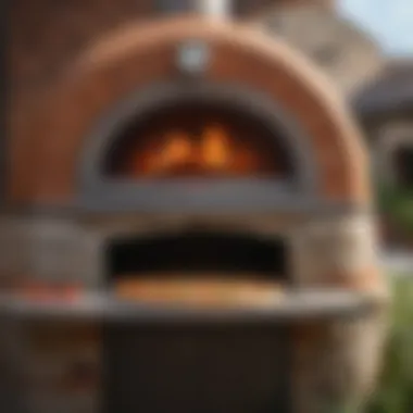 Stylish exterior of the Forno Venezia Pizza Oven showcasing its craftsmanship