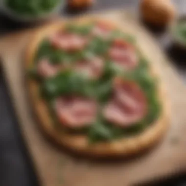 Savory French Bread Pizza with Prosciutto and Arugula