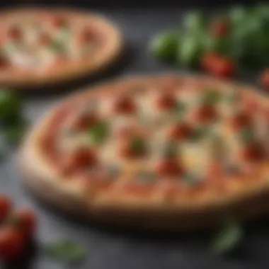 Flavor Infusion with French Pizza Stones French pizza stone enhancing flavors of a Margherita pizza
