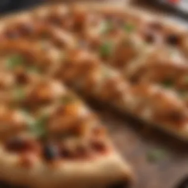 Indulging in a Freshly Baked BBQ Chicken Pizza Freshly Baked BBQ Chicken Pizza