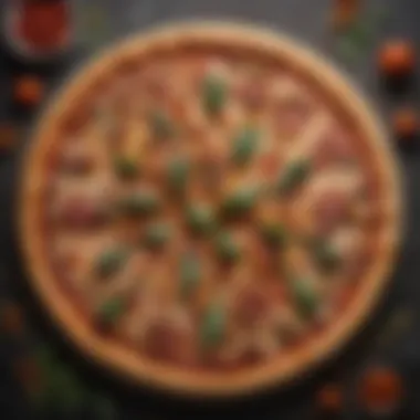 Avant-Garde Pizza Fusion Innovative fusion pizza with an exotic twist