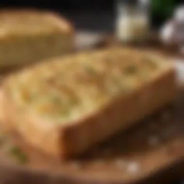 Garlic Butter Drizzle Garlic Butter Drizzle on Golden Bread