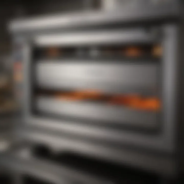 Gas Conveyor Oven Temperature Control Panel