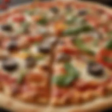Savoring the Flavorful Gluten-Free Pizza with Fresh Vegetables Delicious Gluten-Free Pizza with Fresh Vegetables