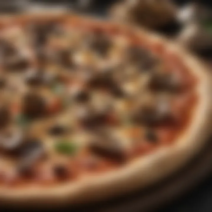 Gluten-free Pizza with Truffle Infused Mushrooms