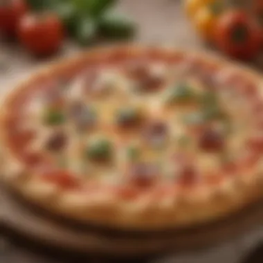 Gourmet Banza Cheese Pizza Creation Gourmet Banza Cheese Pizza Creation