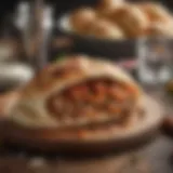 Crafting the Gourmet Lil Caesar Calzone Gourmet Calzone Creation