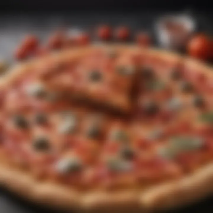 Gourmet ingredients blending in harmony