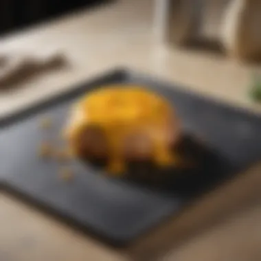 Artistry on natural stone baking sheet Gourmet creations on natural stone baking sheet