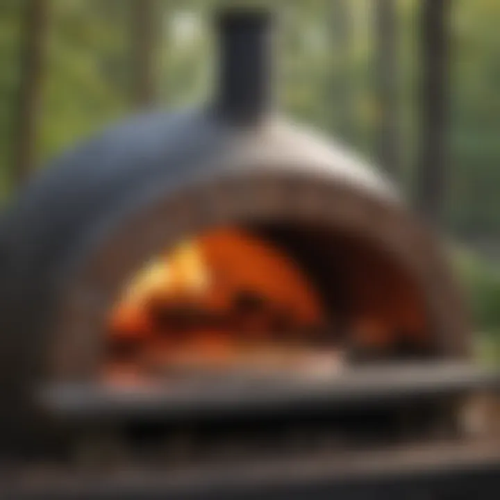 Gourmet Wood-Fired Pizza Oven Creation