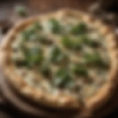 Herb-Infused White Pizza with Roasted Garlic