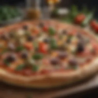 Fresh Ingredients Highlighting the Veggie Pizza Fresh ingredients for Hidden Valley Veggie Pizza