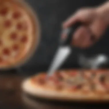 Ergonomic Handle of Premium Pizza Cutter