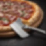 Sleek Pizza Cutter with Stainless Steel Blade