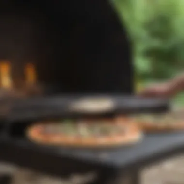 Crafting Artisanal Pizzas on Gas Grill Homemade Pizza on Gas Grill with Stone Insert
