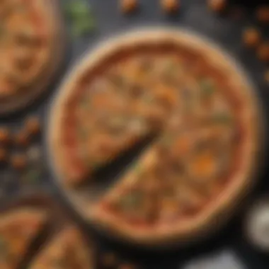 Innovative almond pizza crust recipe with fresh ingredients