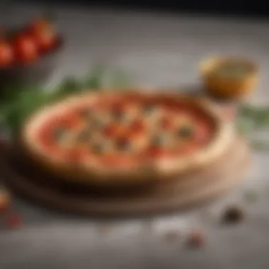 Stylish Clay Pizza Peel Elegant clay pizza peel designed for easy transfer