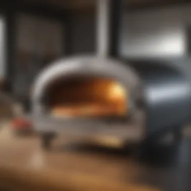 Modern Gas-Powered Innovation Innovative gas-powered pizza oven for modern kitchens