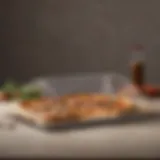 Innovative pizza slice container with sleek design