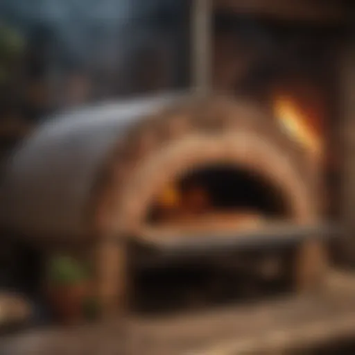 Innovative wood-fired pizza oven