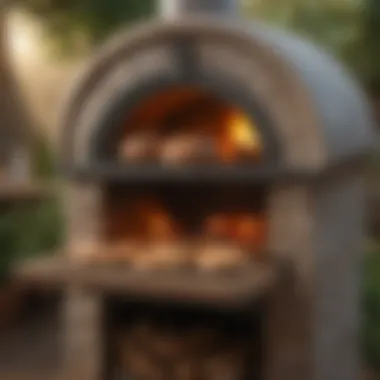 Intricate Design of a Handcrafted Bread Baking Oven