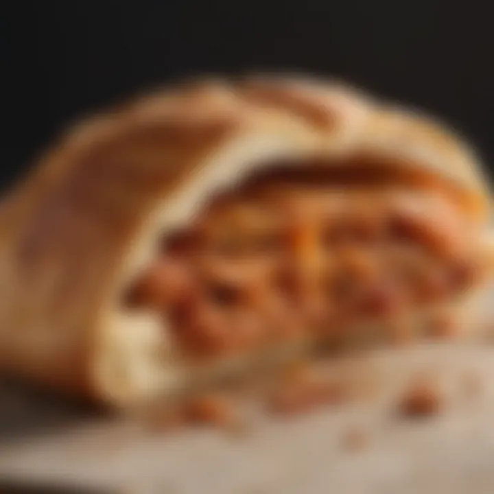 Irresistible Golden Crust of Little Caesars Calzone